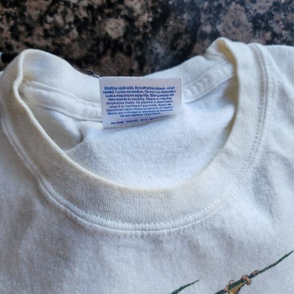 Vintage Bermuda Tree Frog Rain Forest Nature White Shirt Small - Picture 8 of 8